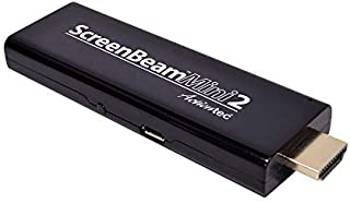 ScreenBeam (Previously Actiontec) Mini2 Wireless Display Adapter/Receiver with Miracast (SBWD60A01)  Mirror Phone/Tablet/Laptop to HDTV, No Apps Required, Supports Select Android & Windows Devices