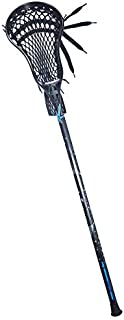 CAKLOR Lacrosse Complete Attack/Midfield Stick with Shaft & Head Mens-1 Stick,Black