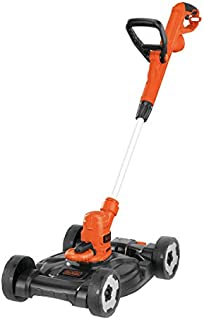 BLACK+DECKER 3-in-1 String Trimmer/Edger & Lawn Mower, 6.5-Amp, 12-Inch (MTE912)