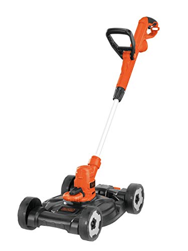 BLACK+DECKER 3-in-1 String Trimmer/Edger & Lawn Mower, 6.5-Amp, 12-Inch (MTE912)