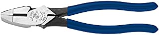 Klein Tools D213-9NE Pliers, 9-Inch Side Cutters, High Leverage Linesman Pliers Cut Copper, Aluminum and other Soft Metals