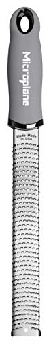 Microplane Grater Premium Classic Series Zester, 18/8, Grey,46901,Gray