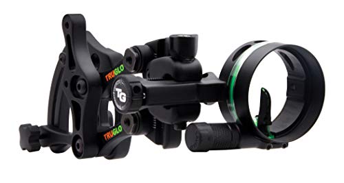 TRUGLO RANGE-ROVER Series Single-Pin Moving Bow Sight, Black, Right-Handed, .019