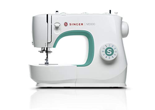 SINGER | M3300 Sewing Machine with 97 Stitch Applications, & 1-Step Buttonhole - Perfect for Beginners - Sewing Made Easy