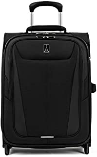 Travelpro Maxlite 5-Softside Lightweight Expandable Upright Luggage, Black, Carry-On 20-Inch