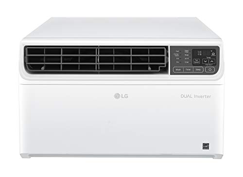 LG LW1019IVSM 9,500 BTU Dual Inverter Window Air Conditioner, 115V, Remote Control, White