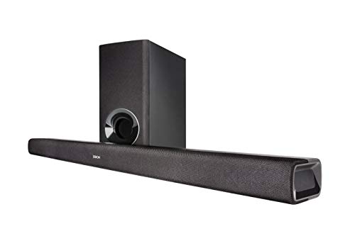 Denon DHT-S316 Home Theater Soundbar System with Wireless Subwoofer | Virtual Surround Sound Technology | Wall-Mountable | Bluetooth Compatibility | Smart & Slim-Profile | Black