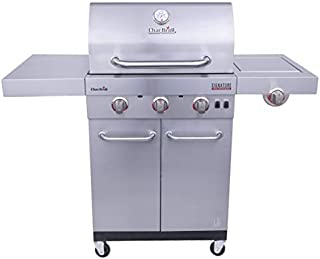 Char-Broil 463342620 Signature TRU Infrared 3-Burner Cabinet Style Gas Grill, Stainless Steel