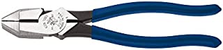 Klein Tools D213-9 Lineman's Square Nose Pliers, High Leverage Electrical Pliers with Induction Hardened Knives, 9-Inch