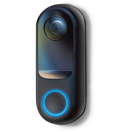 Home Zone Security Doorbell Camera - Smart 2.4GHz 1080P Hardwired Doorbell Camera, No Subscription Required (for Wired Doorbell Systems)