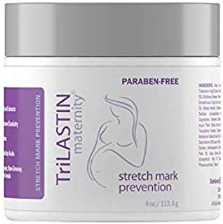 TriLASTIN Stretch Mark Prevention Cream for Pregnancy with Natural Ingredients