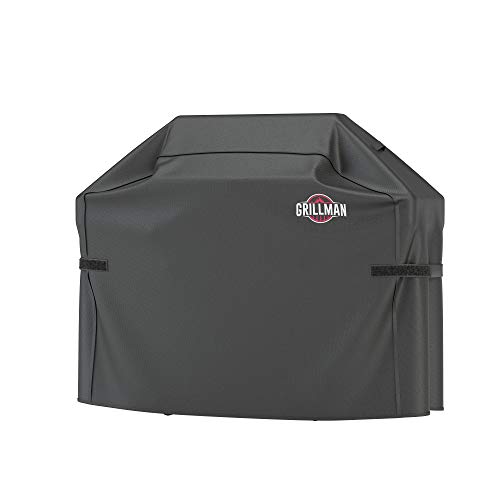 Grillman Premium (58 Inch) BBQ Grill Cover, Heavy-Duty Gas Grill Cover For Weber, Brinkmann, Char Broil etc. Rip-Proof , UV & Water-Resistant