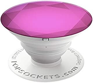 PopSockets: Collapsible Grip & Stand for Phones and Tablets - Metallic Diamond Fuchsia