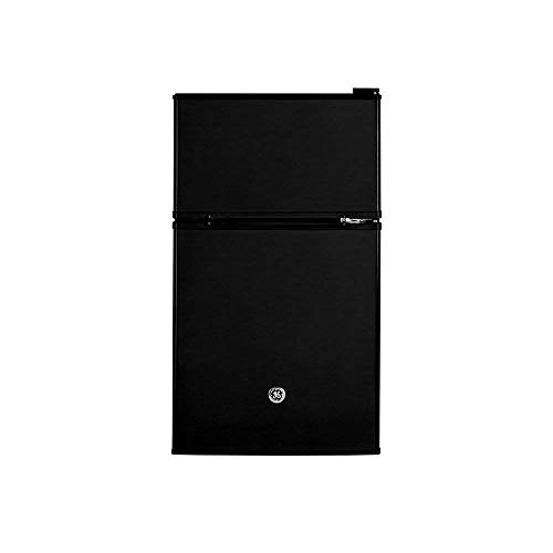 GE GDE03GGKBB Freestanding Compact Refrigerator, 3.1 Cu Ft, Black