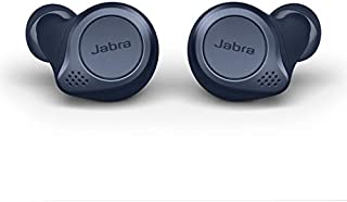 Jabra Elite Active 75t True Wireless Bluetooth Earbuds, Navy  Wireless Earbuds for Running and Sport, Charging Case Included, 24 Hour Battery, Active Noise Cancelling Sport Earbuds