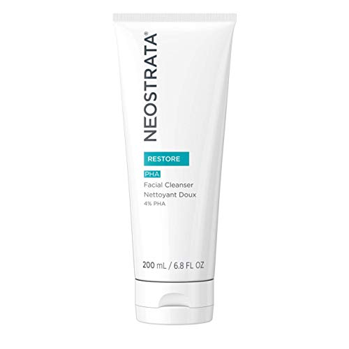 NEOSTRATA RESTORE PHA Hydrating Gel Facial Cleanser; Sensitive Skin Exfoliating Blackhead Remover; Pore Minimizer; Acne Face Wash Makeup Remover with Glycine for Collagen & Polyhydroxy Acid 6.8 ounces