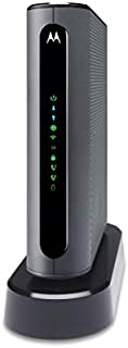 Motorola MT7711 24X8 Cable Modem/Router with Two Phone Ports, DOCSIS 3.0 Modem, and AC1900 Dual Band WiFi Gigabit Router, for Comcast XFINITY Internet and Voice