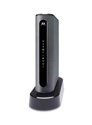 Motorola MT7711 24X8 Cable Modem/Router with Two Phone Ports, DOCSIS 3.0 Modem, and AC1900 Dual Band WiFi Gigabit Router, for Comcast XFINITY Internet and Voice