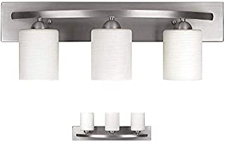 Vanity Bath Light Bar Interior Lighting Fixture - Brushed Nickel Finish