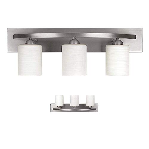 Vanity Bath Light Bar Interior Lighting Fixture - Brushed Nickel Finish