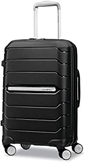 Samsonite Freeform Hardside Expandable with Double Spinner Wheels, Black, Carry-On 21-Inch