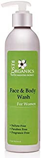 ResQ Organics Gentle Facial Cleanser & Body Wash - All Natural Way To Clean & Moisturize - Also A Perfect Make-up Remover or Shaving Cream