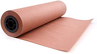 Pink Kraft Butcher Paper Roll Peach, Great Wrapping Paper for Beef Briskets, Smoking Paper For BBQ Meat, USA Made, All Natural Food Grade, Unbleached, Unwaxed, Uncoated Sheet (24