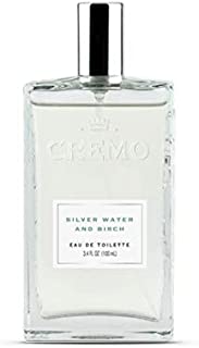 Cremo Silver Water & Birch Cologne Spray, A Crisp Scent with Notes of Forest Moss, Lavender and White Birch, 3.4 Oz