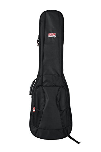 Gator Cases 4G Series Gig Bag For Bass Guitars with Adjustable Backpack Straps; Fits Precision and Jazz Bass Style Bass Guitars (GB-4G-BASS)