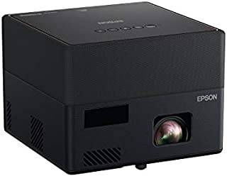 Epson EpiqVision Mini EF12 Smart Streaming Laser Projector, HDR, Android TV, Portable, sound by Yamaha, 3LCD, Full HD 1080p, 1000 lumens Color and White Brightness Bluetooth support Black Small