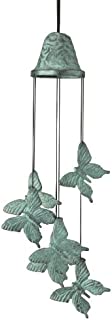 Woodstock Chimes CBC The Original Guaranteed Musically Tuned Chime Habitats-Butterfly, Verdigris