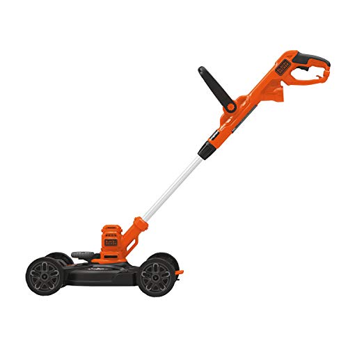 BLACK+DECKER BESTA512CM Electric Lawn Mower, Orange