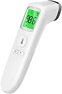Touchless Thermometer, Forehead Thermometer with Fever Alarm and Memory Function, Ideal for Babies, Infants, Children, Adults, Indoor, and Outdoor Use