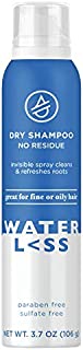 Waterless Dry Shampoo No Residue Invisible Spray 3.73 Oz. | Sulfate-Free | For Fine or Oily Hair