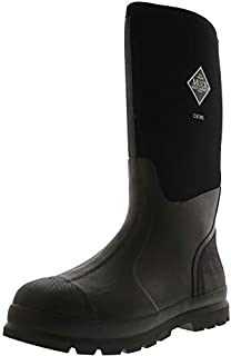 Muck Chore Classic Men's Rubber Work Boots,Black,Men's 10 M US/Women's 11 M US