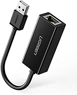 UGREEN Ethernet Adapter USB 2.0 to 10 100 Network RJ45 LAN Wired Adapter Compatible for Nintendo Switch Wii Wii U MacBook Chromebook Windows Mac OS Surface Linux ASIX AX88772 Chipset Black