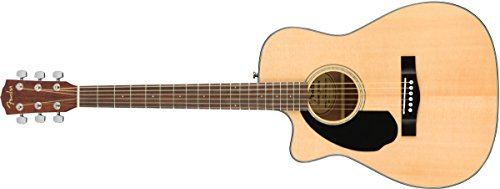 Fender CC-60SCE Concert Acoustic Guitar - Natural - Left-Handed