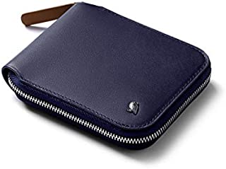 Bellroy Zip Wallet (Leather Zipper Wallet, RFID Blocking, Coin Pouch) - Navy