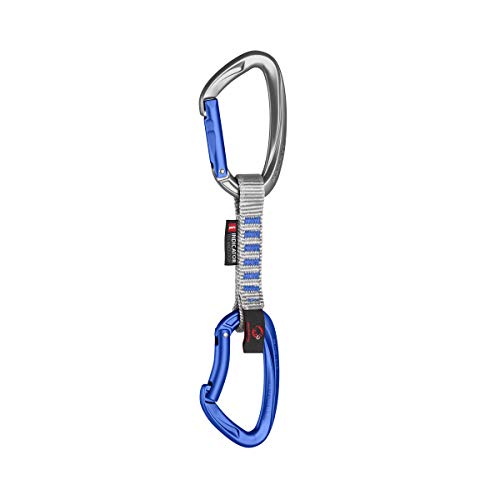 Mammut 2040-02180 uni-Sex Crag Indicator Express Set, Straight Gate/Bent Gate, Silver-Ultramarine - 10 cm