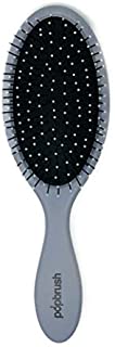 Popband London | Popbrush Hair Brush | London Rain Grey | Perfect For Thick or Thin Hair and Extensions | Kind-to-Your-Hair Soft Bristles | Detangles Wet or Dry Hair | 1 Pc