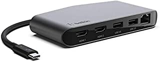 Belkin Thunderbolt 3 Dock Mini W/Thunderbolt 3 Cable (Thunderbolt Dock for MacOS and Windows USB-C Laptops, Dual 4K @60Hz, 40Gbps Transfer Speeds)