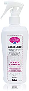 Excelsior HESTAIN-U Clothes Laundry Stain Remover, Natural Enzyme-Based Formula, Bleach-Free, Solvent-Free, Phosphate-Free, Color-Safe Liquid Cleaner, Removes 625 Clothing Stains Per Bottle, 250ml