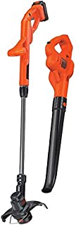 BLACK+DECKER 20V MAX String Trimmer / Edger and Sweeper Combo Kit, 10-Inch (LCC221)