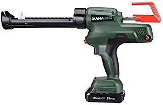 Dianamix Cordless Caulking Gun with Battery,20V Electric Caulk and Adhesive Gun Kit,10oz/300ml,with Charger and 1.5Ah Li-Battery,Cartridge Gun with Swivel Carriage