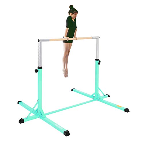 FBSPORT Gymnastics Trainning Kip Bar Expandable Horizontal Bar Adjustable Height Fitness Equipment for Home/Floor/Practice/Gymnastics/Training/Parkour