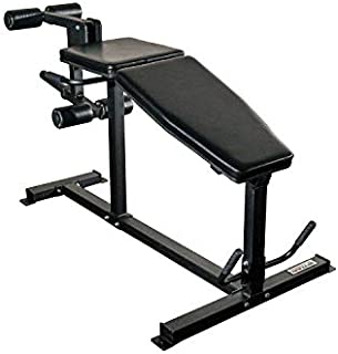 Titan Fitness Plate Loaded Lying Prone Hamstring Curl and Leg Extension Machine