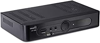 ViewTV ATSC Digital Converter Box for TV, HDMI Cable Recording PVR Function Output USB LED Timer Display AT-300