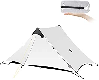 KIKILIVE Ultralight Tent 3-Season Backpacking Tent for 1-Person or 2-Person Camping, New LanShan Outdoor Camping Tent Shelter,Perfect for Camping, Trekking, Kayaking, Climbing, Hiking