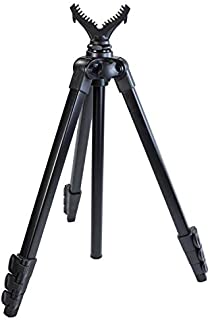 Thunder Bay Tripod Shooting Stand for Hunting Guns, Rifle Swivel Mount and Rest, Adjustable Stick Height, Lightweight and Compact, V Grip, GSX Series