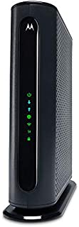 Motorola MG7550 16x4 Cable Modem Plus AC1900 Dual Band WiFi Gigabit Router with Power Boost and DFS, 686 Mbps Maximum DOCSIS 3.0 - Approved by Comcast Xfinity, Cox, Charter Spectrum, More (Black)